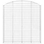 vidaXL Coș gabion arcuit 200x30x200/220 cm fier galvanizat vidaXL Coș gabion arcuit 200x30x200/220 cm fier galvanizat