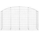 vidaXL Coș gabion arcuit 200x50x100/120 cm fier galvanizat vidaXL Coș gabion arcuit 200x50x100/120 cm fier galvanizat