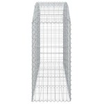vidaXL Coș gabion arcuit 200x50x100/120 cm fier galvanizat vidaXL Coș gabion arcuit 200x50x100/120 cm fier galvanizat