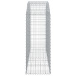 vidaXL Coș gabion arcuit 200x50x120/140 cm fier galvanizat vidaXL Coș gabion arcuit 200x50x120/140 cm fier galvanizat