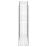 vidaXL Coș gabion arcuit 200x50x200/220 cm fier galvanizat vidaXL Coș gabion arcuit 200x50x200/220 cm fier galvanizat
