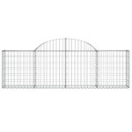 vidaXL Coș gabion arcuit 200x30x60/80 cm fier galvanizat vidaXL Coș gabion arcuit 200x30x60/80 cm fier galvanizat