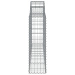 vidaXL Coș gabion arcuit 200x30x100/120 cm fier galvanizat vidaXL Coș gabion arcuit 200x30x100/120 cm fier galvanizat