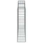 vidaXL Coș gabion arcuit 200x30x120/140 cm fier galvanizat vidaXL Coș gabion arcuit 200x30x120/140 cm fier galvanizat