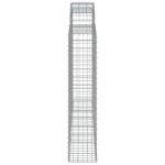 vidaXL Coș gabion arcuit 200x30x140/160 cm fier galvanizat vidaXL Coș gabion arcuit 200x30x140/160 cm fier galvanizat