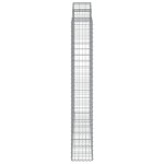 vidaXL Coș gabion arcuit 200x30x200/220 cm fier galvanizat vidaXL Coș gabion arcuit 200x30x200/220 cm fier galvanizat