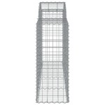 vidaXL Coș gabion arcuit 200x50x100/120 cm fier galvanizat vidaXL Coș gabion arcuit 200x50x100/120 cm fier galvanizat