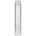 vidaXL Coș gabion arcuit 200x50x200/220 cm fier galvanizat vidaXL Coș gabion arcuit 200x50x200/220 cm fier galvanizat