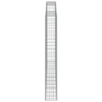 vidaXL Coș gabion arcuit, 300x30x220/240, fier galvanizat