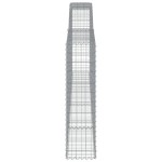 vidaXL Coș gabion arcuit 400x30x120/140 cm fier galvanizat vidaXL Coș gabion arcuit 400x30x120/140 cm fier galvanizat