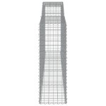 vidaXL Coș gabion arcuit, 400x50x140/160 cm, fier galvanizat vidaXL Coș gabion arcuit, 400x50x140/160 cm, fier galvanizat