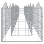 vidaXL Strat înălțat cu gabion arcuit, 800x50x50 cm, fier galvanizat vidaXL Strat înălțat cu gabion arcuit, 800x50x50 cm, fier galvanizat