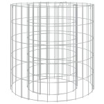 vidaXL Vatră de foc din gabion Ø 50 cm fier galvanizat vidaXL Vatră de foc din gabion Ø 50 cm fier galvanizat
