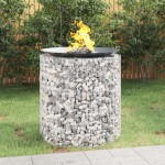 vidaXL Vatră de foc din gabion Ø 100 cm, fier galvanizat vidaXL Vatră de foc din gabion Ø 100 cm, fier galvanizat