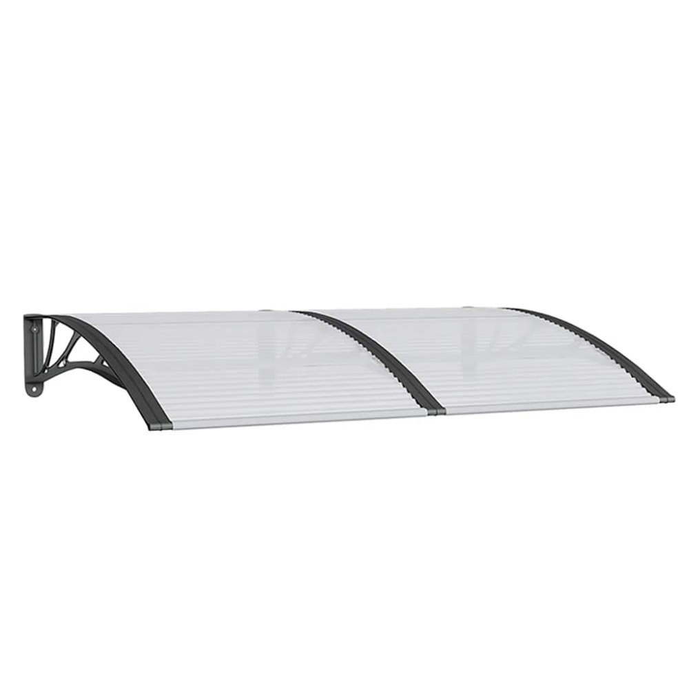 vidaXL Copertină de ușă, negru, 150x100 cm, policarbonat