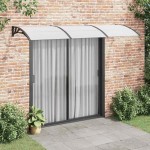 vidaXL Copertină de ușă, negru, 300x100 cm, policarbonat vidaXL Copertină de ușă, negru, 300x100 cm, policarbonat