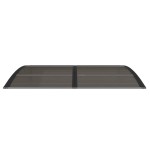 vidaXL Copertină de ușă, negru, 150x100 cm, policarbonat vidaXL Copertină de ușă, negru, 150x100 cm, policarbonat