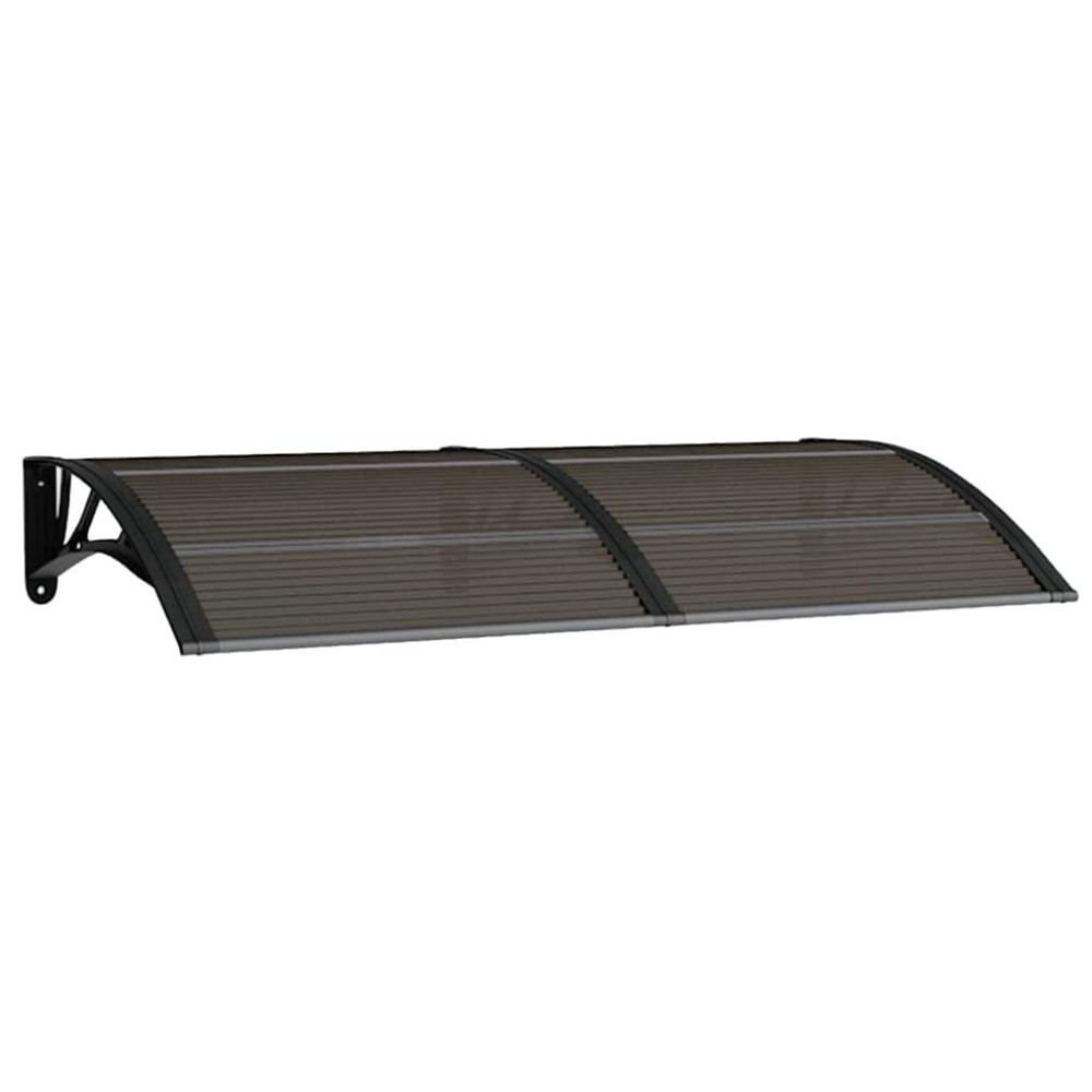 vidaXL Copertină de ușă, negru, 150x75 cm, policarbonat