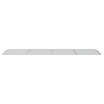 vidaXL Copertină de ușă, gri, 400x100 cm, policarbonat vidaXL Copertină de ușă, gri, 400x100 cm, policarbonat