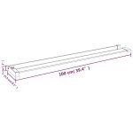 vidaXL Raft de duș pentru perete cabină de duș negru, 100 cm, aluminiu vidaXL Raft de duș pentru perete cabină de duș negru, 100 cm, aluminiu