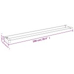 vidaXL Raft de duș pentru perete cabină de duș, crom, 100 cm, aluminiu vidaXL Raft de duș pentru perete cabină de duș, crom, 100 cm, aluminiu
