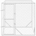 vidaXL Padoc de exterior pentru câini argintiu 2x2x2 m oțel galvanizat vidaXL Padoc de exterior pentru câini argintiu 2x2x2 m oțel galvanizat