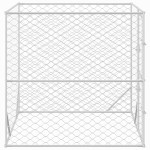 vidaXL Padoc de exterior pentru câini argintiu 2x2x2 m oțel galvanizat vidaXL Padoc de exterior pentru câini argintiu 2x2x2 m oțel galvanizat