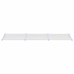 vidaXL Copertină de ușă, gri și transparent, 358,5x90 cm, policarbonat vidaXL Copertină de ușă, gri și transparent, 358,5x90 cm, policarbonat
