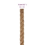 vidaXL Funie de iută 250 m lungime, 6 mm grosime vidaXL Funie de iută 250 m lungime, 6 mm grosime