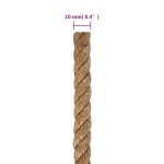 vidaXL Funie de iută 25 m lungime, 10 mm grosime vidaXL Funie de iută 25 m lungime, 10 mm grosime
