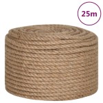vidaXL Funie de iută 25 m lungime, 12 mm grosime vidaXL Funie de iută 25 m lungime, 12 mm grosime
