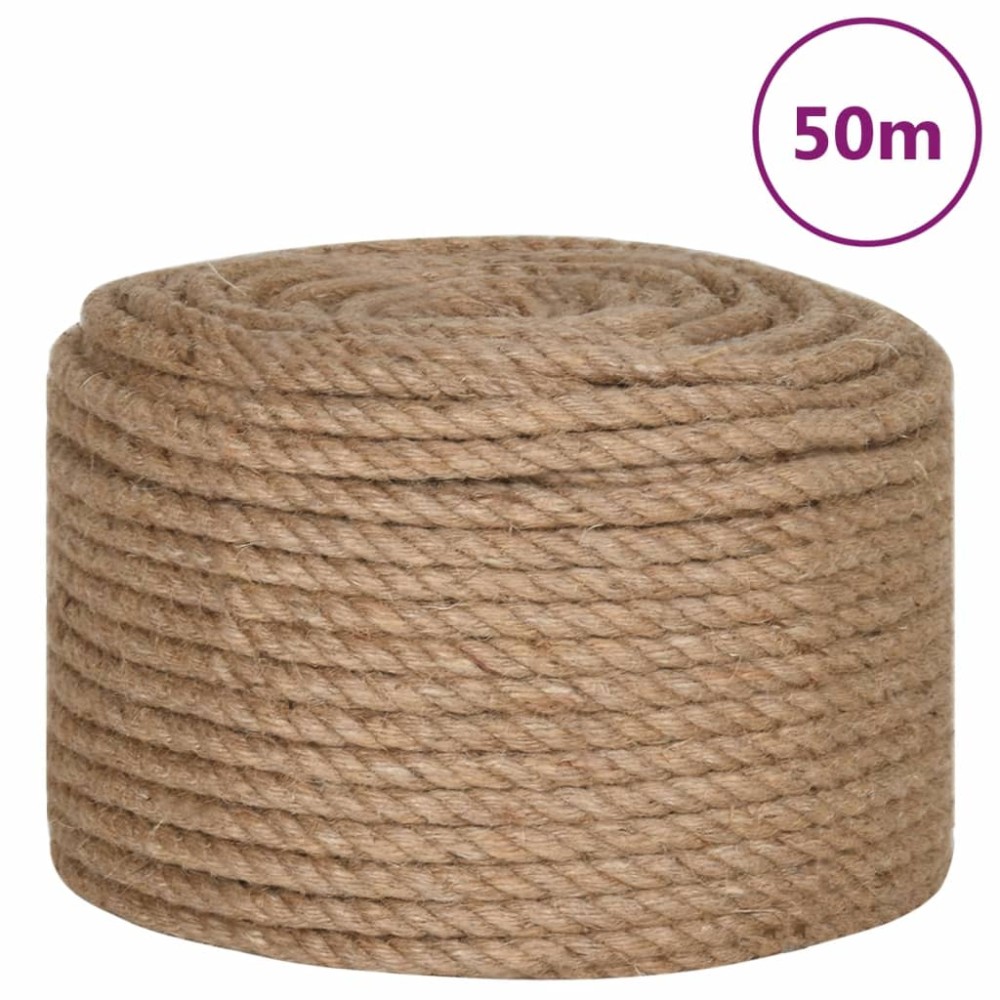 vidaXL Funie de iută 50 m lungime, 12 mm grosime