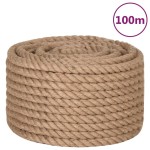 vidaXL Funie de iută 100 m lungime, 16 mm grosime vidaXL Funie de iută 100 m lungime, 16 mm grosime