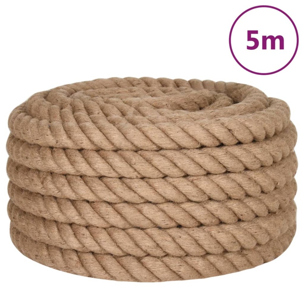 vidaXL Funie de iută 5 m lungime, 36 mm grosime