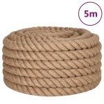 vidaXL Funie de iută 5 m lungime, 36 mm grosime vidaXL Funie de iută 5 m lungime, 36 mm grosime