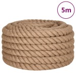 vidaXL Funie de iută, 5 m lungime, 40 mm grosime vidaXL Funie de iută, 5 m lungime, 40 mm grosime