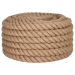 vidaXL Funie de iută, 5 m lungime, 40 mm grosime vidaXL Funie de iută, 5 m lungime, 40 mm grosime