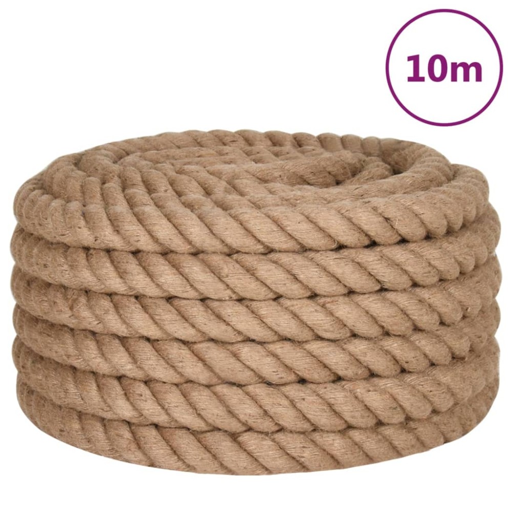 vidaXL Funie de iută, 10 m lungime, 40 mm grosime