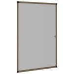 vidaXL Plasă de insecte pentru ferestre, maro, 80x120 cm vidaXL Plasă de insecte pentru ferestre, maro, 80x120 cm