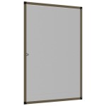vidaXL Plasă de insecte pentru ferestre, maro, 80x120 cm vidaXL Plasă de insecte pentru ferestre, maro, 80x120 cm