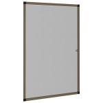 vidaXL Plasă de insecte pentru ferestre, maro, 90x120 cm vidaXL Plasă de insecte pentru ferestre, maro, 90x120 cm