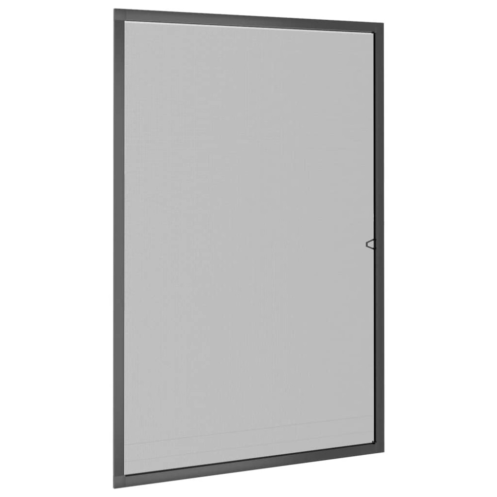 vidaXL Plasă de insecte pentru ferestre, antracit, 90x120 cm