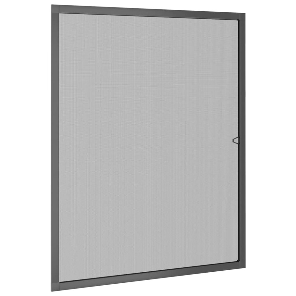 vidaXL Plasă de insecte pentru ferestre, antracit, 100x120 cm