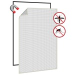 vidaXL Plasă insecte magnetică pentru ferestre, alb, 80x120 cm vidaXL Plasă insecte magnetică pentru ferestre, alb, 80x120 cm