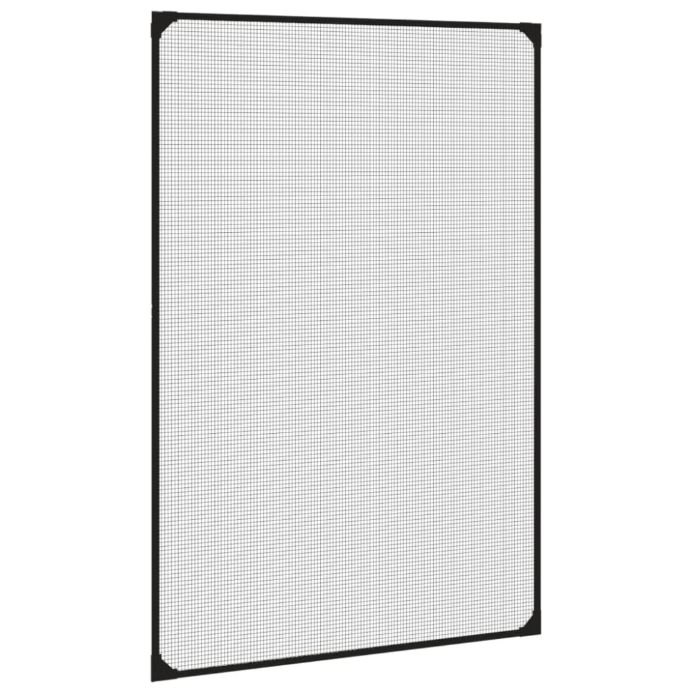 vidaXL Plasă insecte magnetică pentru ferestre, antracit, 80x120 cm