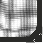 vidaXL Plasă insecte magnetică pentru ferestre, antracit, 80x120 cm vidaXL Plasă insecte magnetică pentru ferestre, antracit, 80x120 cm