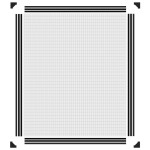 vidaXL Plasă insecte magnetică pentru ferestre, antracit, 100x120 cm vidaXL Plasă insecte magnetică pentru ferestre, antracit, 100x120 cm