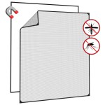 vidaXL Plasă insecte magnetică pentru ferestre, antracit, 120x140 cm vidaXL Plasă insecte magnetică pentru ferestre, antracit, 120x140 cm