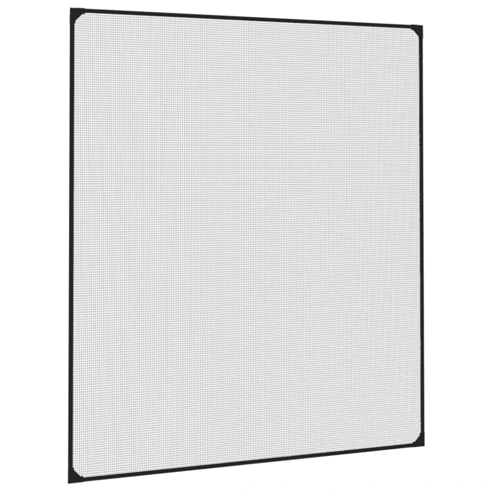 vidaXL Plasă insecte magnetică pentru ferestre, antracit, 130x150 cm