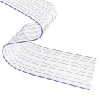 vidaXL Perdea pentru ușă, transparent, 200 mmx1,6 mm 10 m, PVC vidaXL Perdea pentru ușă, transparent, 200 mmx1,6 mm 10 m, PVC